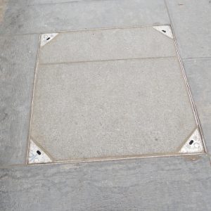 recessed manhole cover and frame